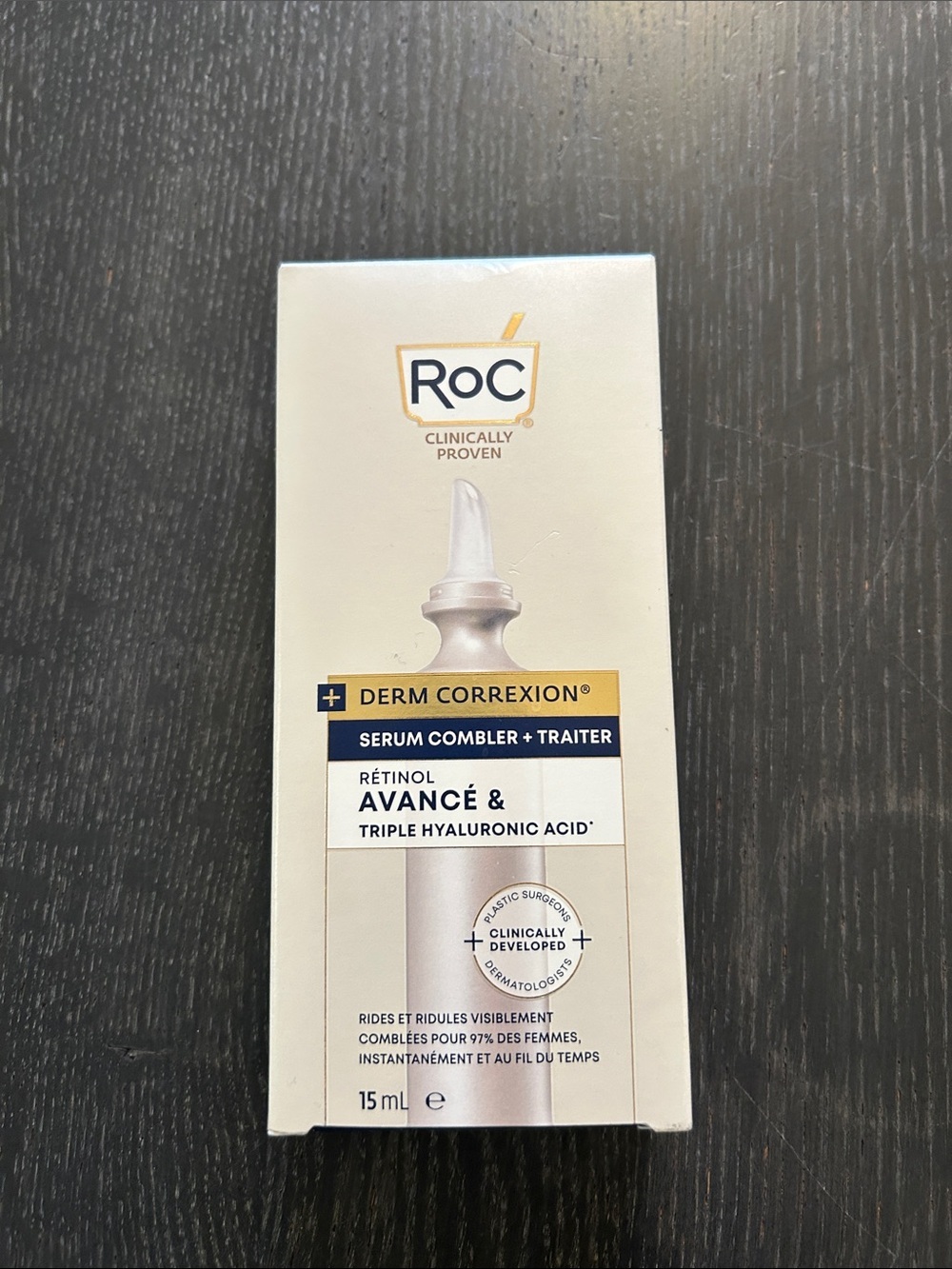 ROC Derm Correxion Fill + Treat Serum Advanced Retinol with Hyaluronic Acid NIB